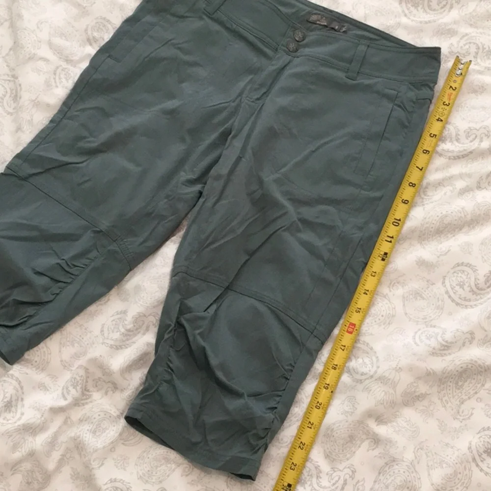 Prana Ravenna Knickers NWOT - dark teal green - size 6 - Picture 6 of 12